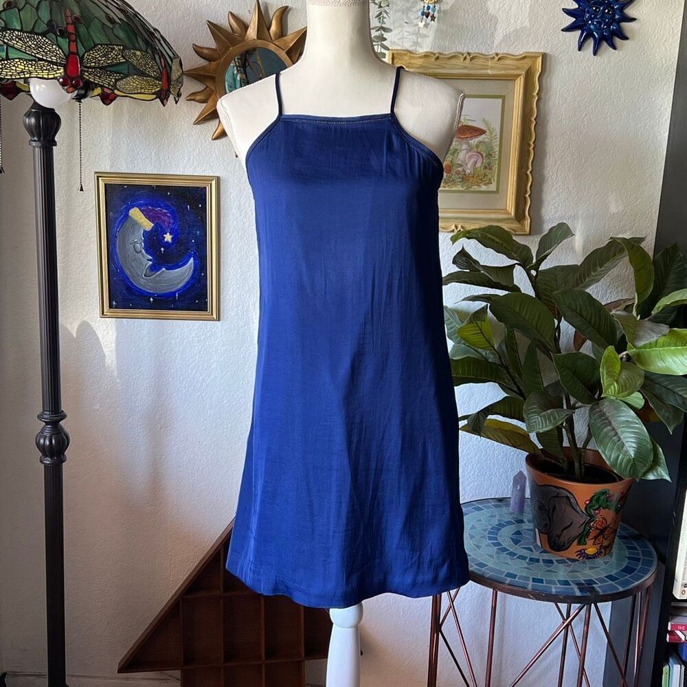 Tart Size XS navy blue shift dress